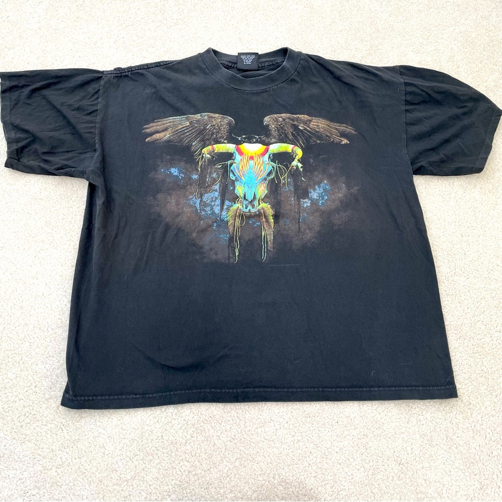 Vintage Eagles - One Of These Nights Album Cover Black T-Shirt - Men’s XLarge